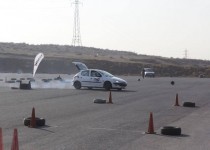 تب اتومبیل‌رانی در جای خالی پیست ایمن
