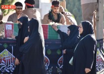 استقبال مردم شیعه و سنی زاهدان از شهدای گمنام