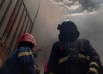 آتش‌سوزی مهیب در پاساژ حیدری مهار شد