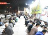 سفره ۳۱۳ متری افطار جهت اطعام روزه‌داران در زاهدان برپا شد/فیلم