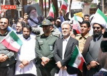 تجمع پرشور مردم پایتخت وحدت اسلامی در حمایت از حملات سپاه پاسداران/ فیلم