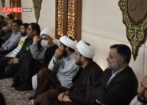 دیدار اعضای ستاد هفته عقیدتی با آیت‌الله محامی