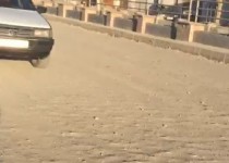 وضعیت نامناسب اسفالت خیابان رزمجو مقدم زاهدان