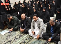برگزاری مراسم گرامیداشت شهدای خدمت در حسینیه شهدای زاهدان