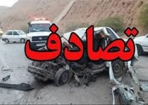 برخورد دو خودرو با ۴ کشته و ۴ مجروح