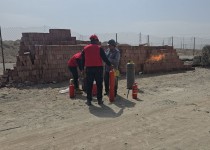 مانور ایمنی در کارگاه‌های ساختمانی سیستان وبلوچستان اجرا شد