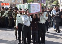 شهید نوری در گلزار شهدای زاهدان به خاک سپرده شد