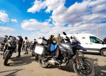 زاهدان میزبان موتورسواران اسپانیایی شد