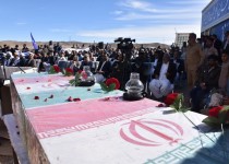 تدفین شهید گمنام در روستای چانعلی