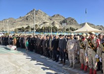 پیکر شهید قائم وکیلی ملاشاهی در زاهدان تشییع شد