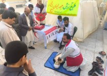 اجرای طرح «جمعه، ایمان و ایمنی» توسط هلال احمر ایرانشهر به مناسبت دهه فجر