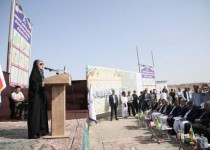 کلنگ‌زنی ۹۰۵۰ واحد ملی مسکن در ایرانشهر