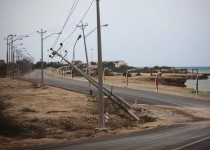 باد و باران به ۸۴ اصله پایه شبکه توزیع برق خسارت وارد کرد