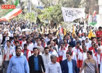 خروش مردم زاهدان علیه جنایت‌های صهیونیست‌ها