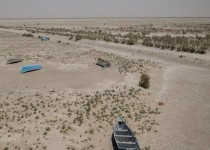 تالاب هامون در محاصره خشکسالی و بی‌آبی