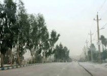 کاهش دید افقی به ۵۰۰ متر در زاهدان در پی طوفان