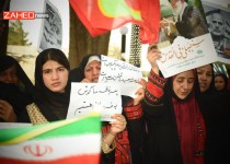 تجمع بانوان سیستان و بلوچستانی در محکومیت رژیم غاصب