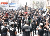 عزاداری هزاران نفر از مردم مؤمن زاهدان در دهم محرم