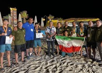 قهرمانی تیم کشتی ساحلی نوجوانان ایران