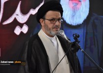 برگزاری مراسم شهید نصرالله در مسجد جامع زاهدان