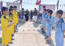 افتتاح زمین چمن مصنوعی روستای عباس‌آباد در خاش