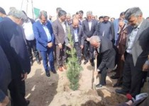 افتتاح پارک جنگلی زاهدان به یاد رهبر شهید