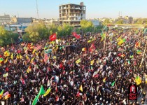 بدرقه باشکوه رهبر انقلاب بر دستان عزاداران عراقی